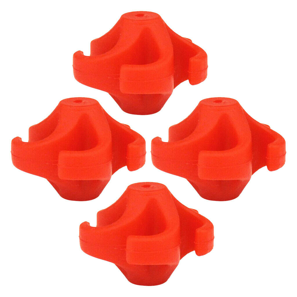 Archery Bow String Stabilizer Vibration Absorber Silencer Dampeners Red