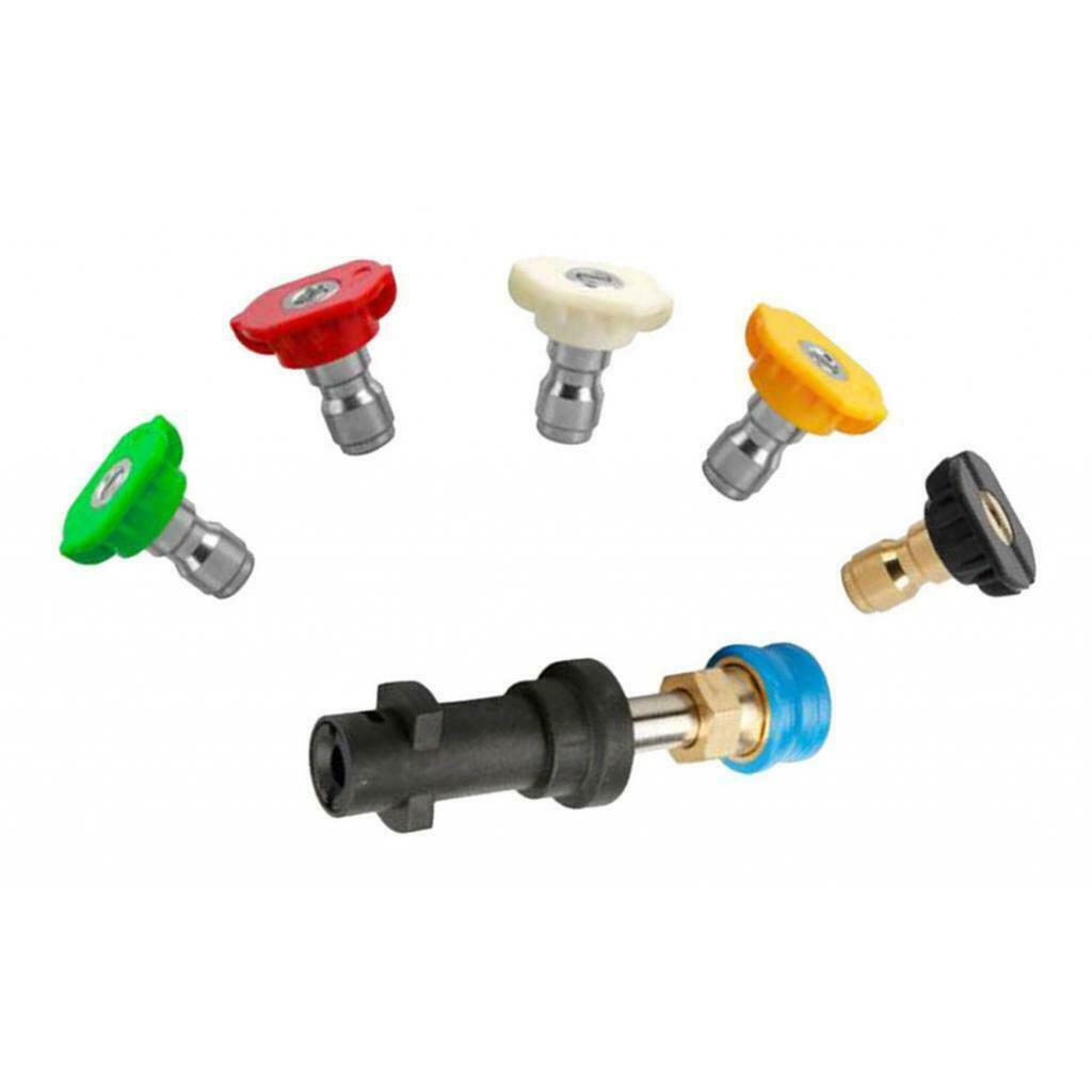 Pressure Washer Gun Adapter & Spray Nozzle 1/4'' Connect for Karcher K2-K7