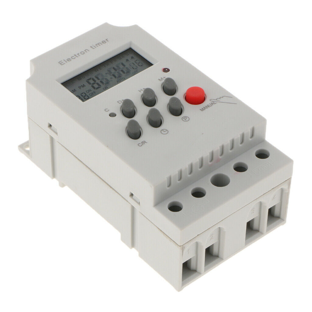 Programmable Digital Intermediate Relay Timer Swtich Micro Relay AC DC12V
