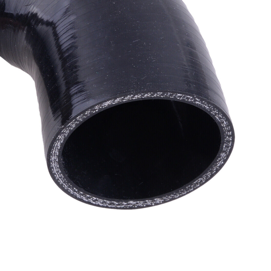 2" to 2.5" Silicone 90 Degree Elbow Reducer Pipe Hose Black Car Hot