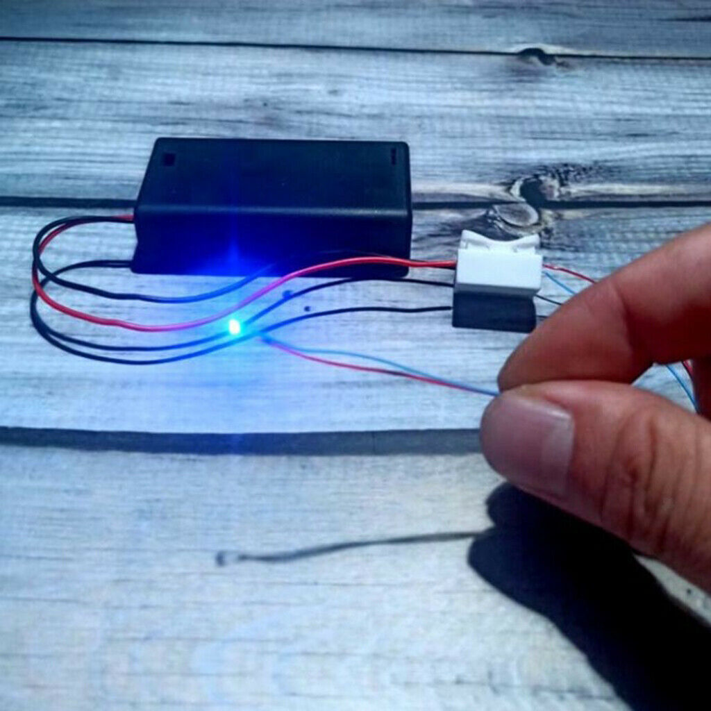 10 Pieces DIY Red Flash LED Light W Cable For