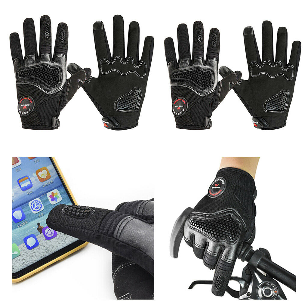 2 Pair Motorcycle Gloves Mountain Bike Motocross Sports Gloves Touch Screen