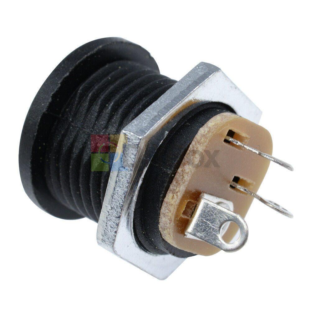 50PCS DC 022 Pedal DC Power Outlet Jack Socket Female 30V 0.5A 2.1x5.5mm 3-20N