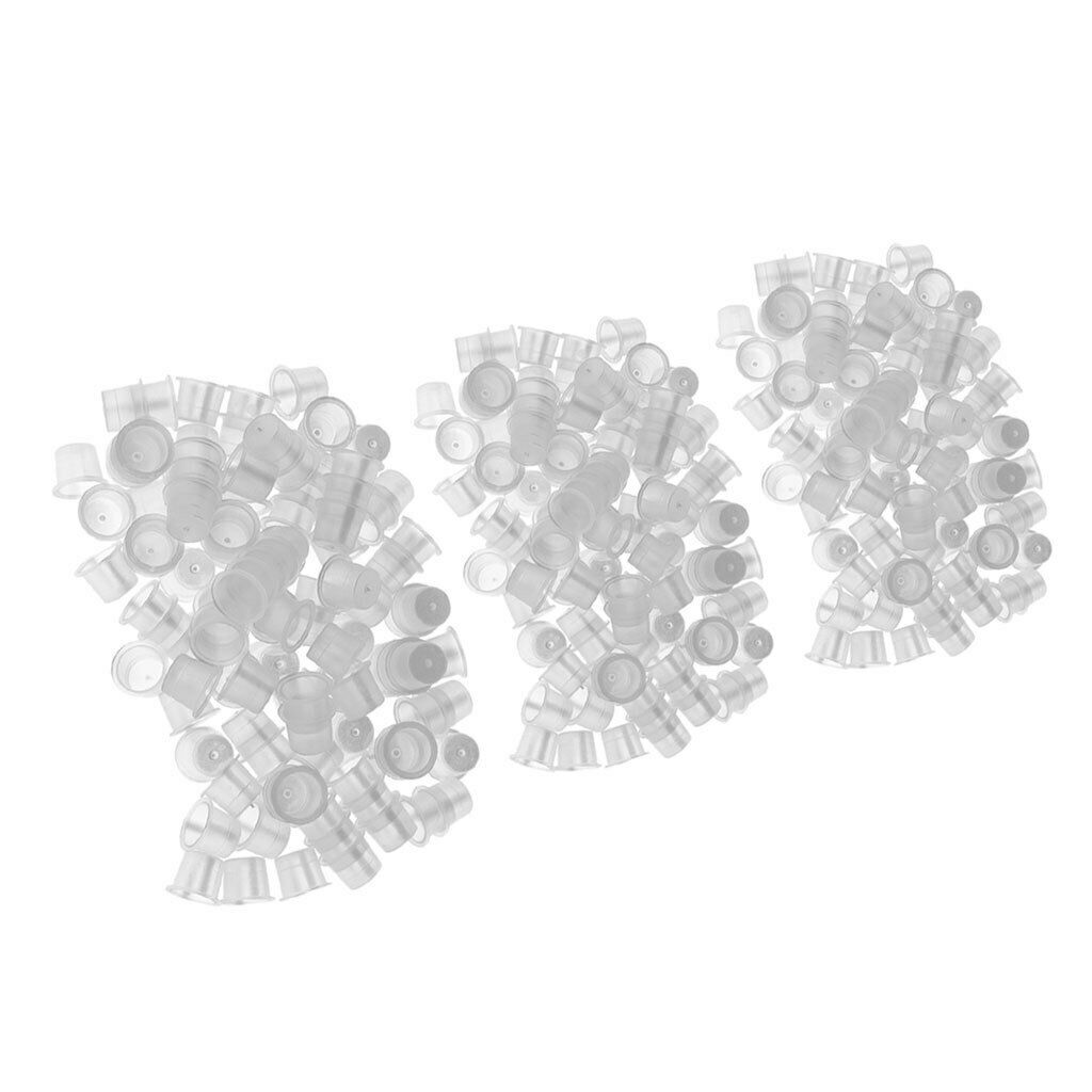Disposable Plastic Tattoo Ink Caps Holder Cups Microblading Body Art Kit