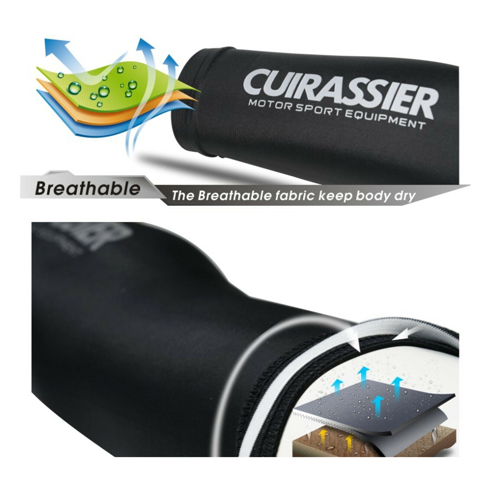 Men Motorcycle Reflective Cooling Arm Sleeve Cover Sun Guard XL