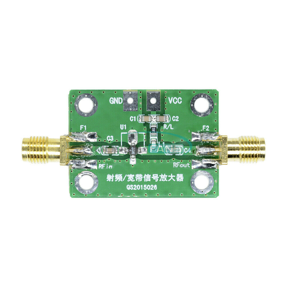 2PCS RF Wideband Amplifier 30dB 0.1-2000MHz low-noise LNA Broadband Receiver