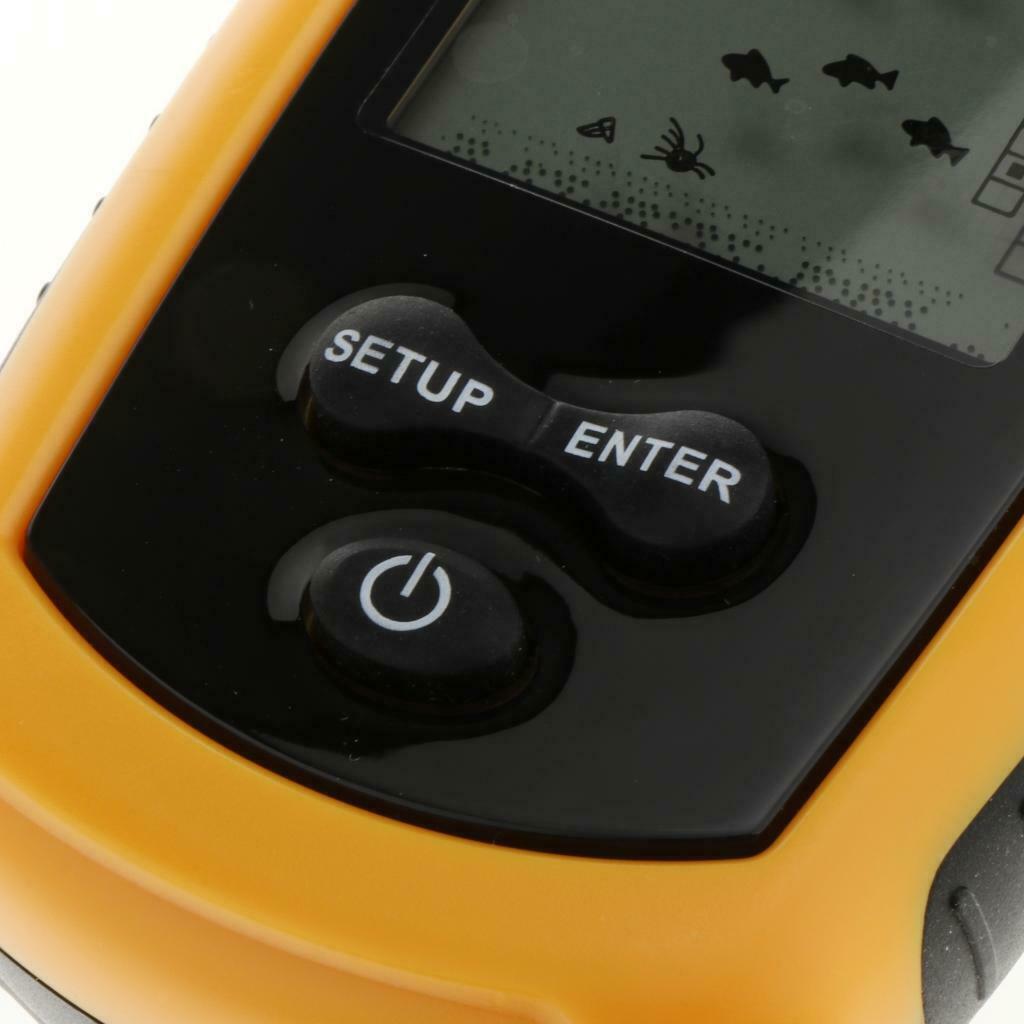 Finder LCD display fish finder module including transducer float underwater