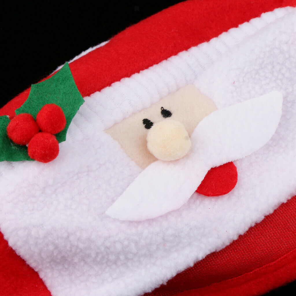 Christmas Tissue Box Napkin Holder Paper Towel Box   Santa