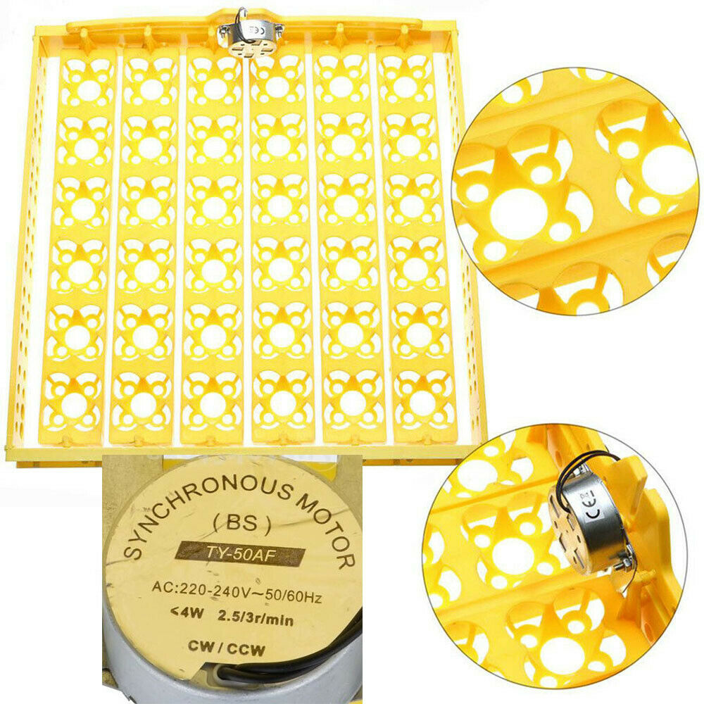 220V 56-egg Auto Egg Turner Tray Egg Incubator Turner Hatcher Brooder for