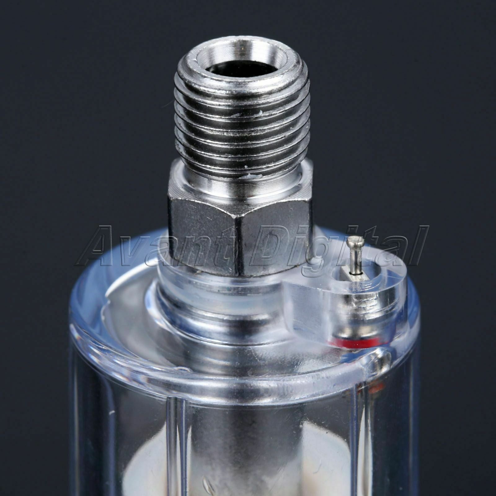 Gravity Feed Spray Gun Air Line Mini Filter & Regulator Paint Primer Metal Flake