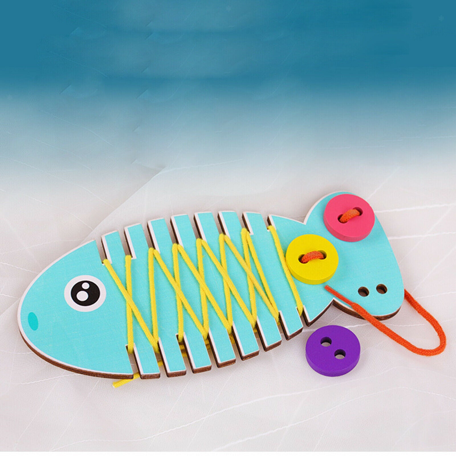 Threading Line Fish Educational Toys Threading Game Toys Kindergarten DIY