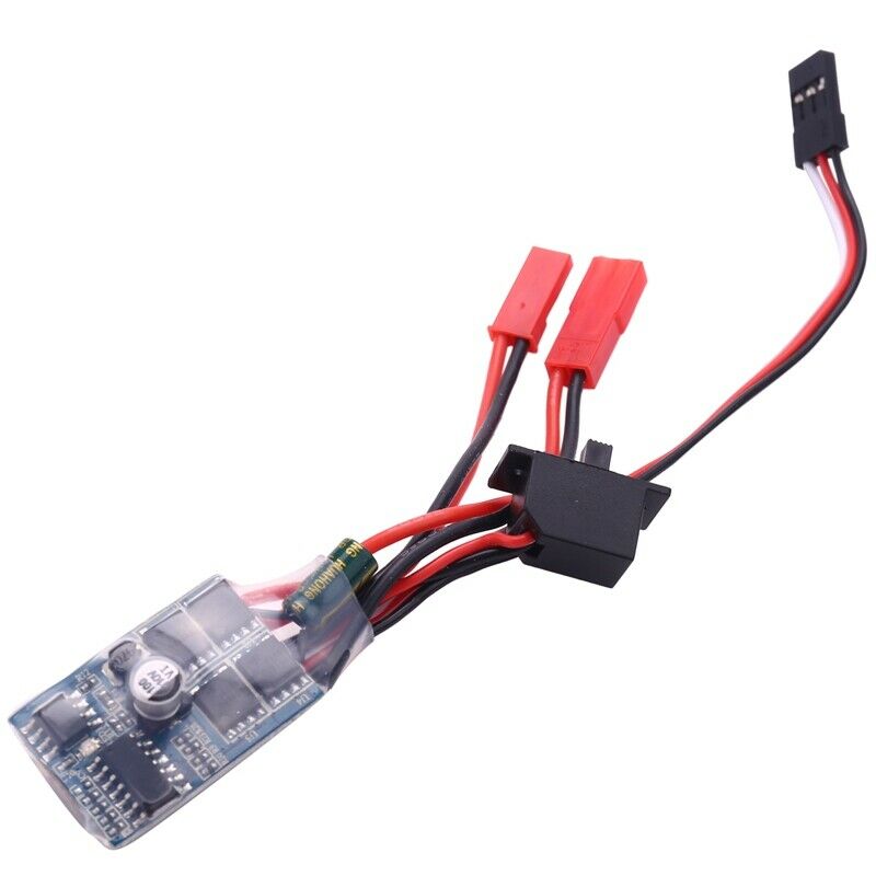 Rc ESC 10a Brushed Motor Speed Controller for Rc Car Boat W/o Brake without brA9