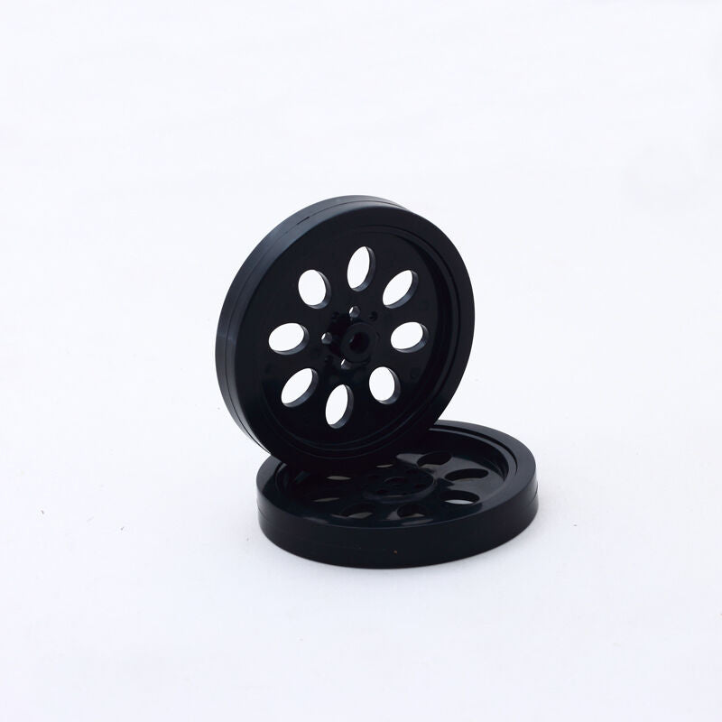 1PCS 70mm T25 Rubber Wheels Match 360 Degree Servo Wheels Parts For DIY Robot