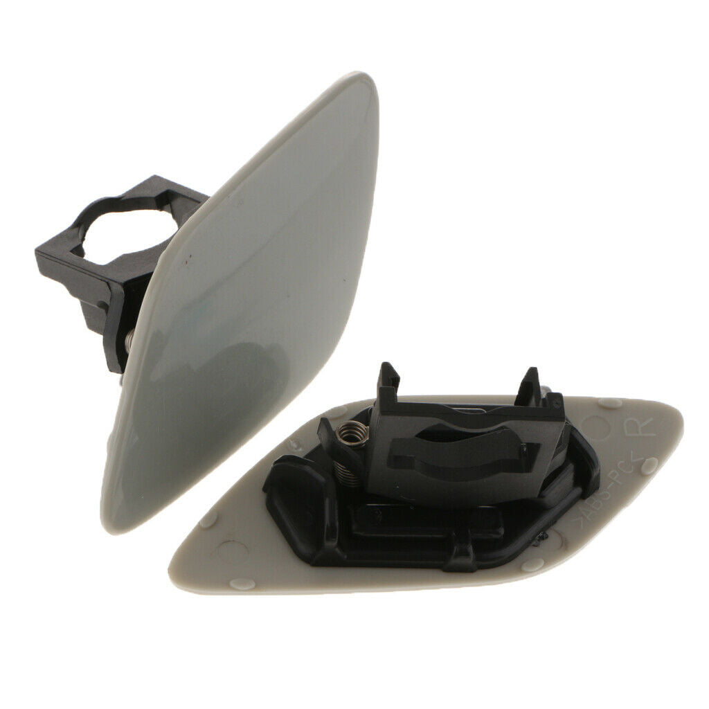 2x Front Bumper Headlight Washer Cover Plastic For BMW E92 E93 3 Series 328i