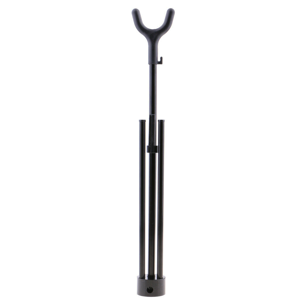Foldable Archery Bow Stand Bow Holder / Bow Rack Bow Support Hanger Black