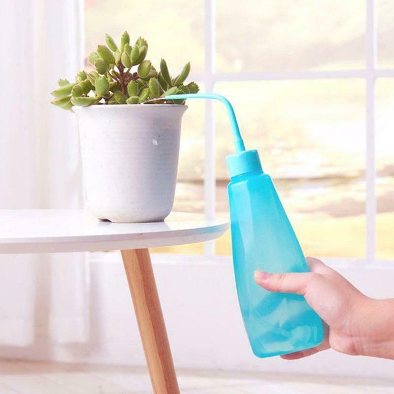 480ML Succulents Watering Bottles Flower Plant Pot Water Can Plastic Bend Mouth