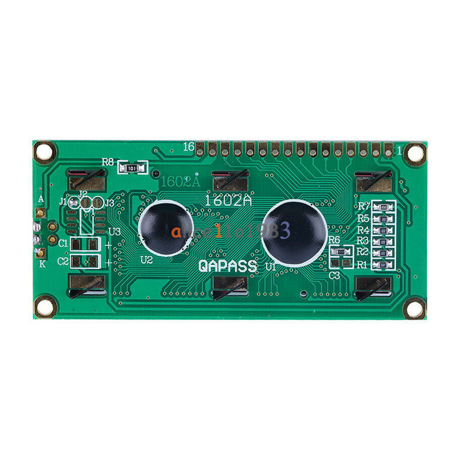 2PCS 1602 16x2 Character LCD Display Module HD44780 Controller blue Arduino LCD