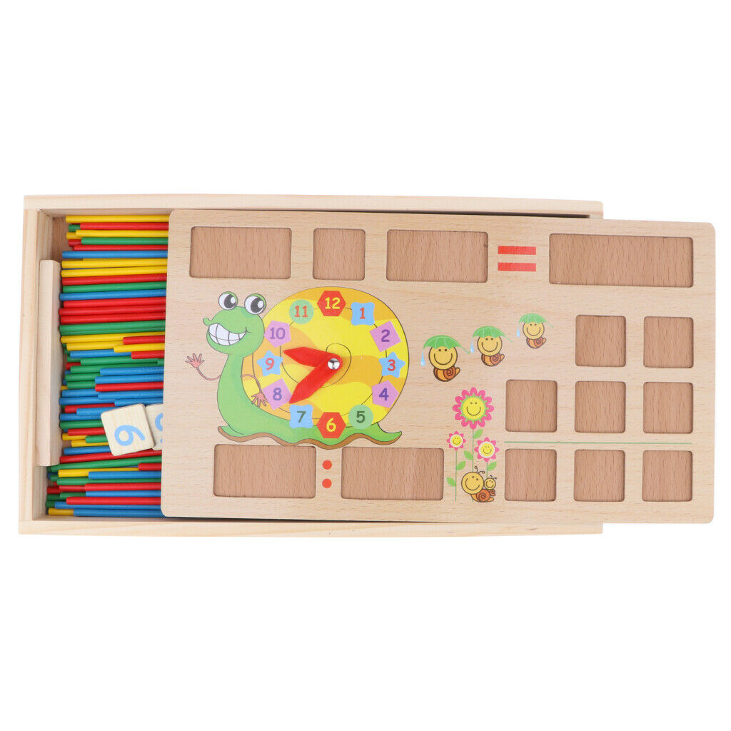 Montessori Educational Toys Math Number Counting Sticks Preschool Toys