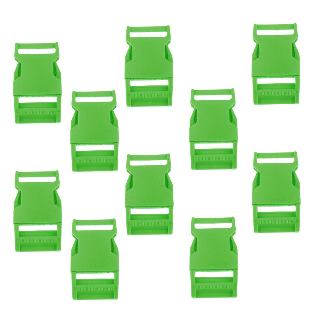 20x Quick Side Release Buckles Clips Snaps 1" 25mm for Nylon Strap Backpack