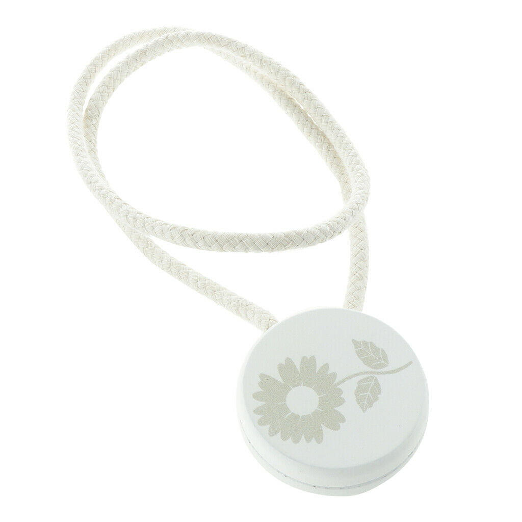 1 Piece Magnetic Disc Curtain Tiebacks Buckle Clip Holdback Sunflower