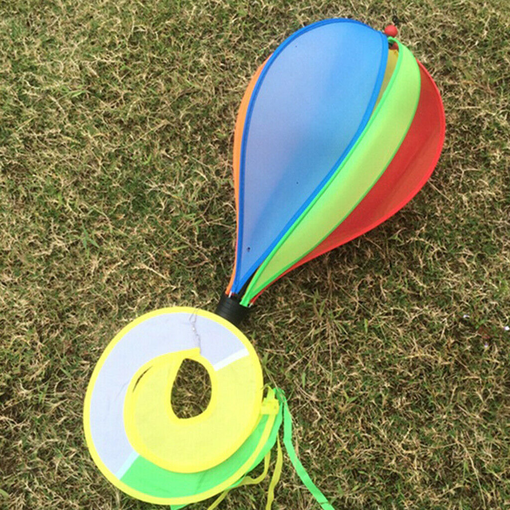3Pcs Hot Air Balloon Windmill Wind Sock Garden Lawn Festival Decor Accs 55