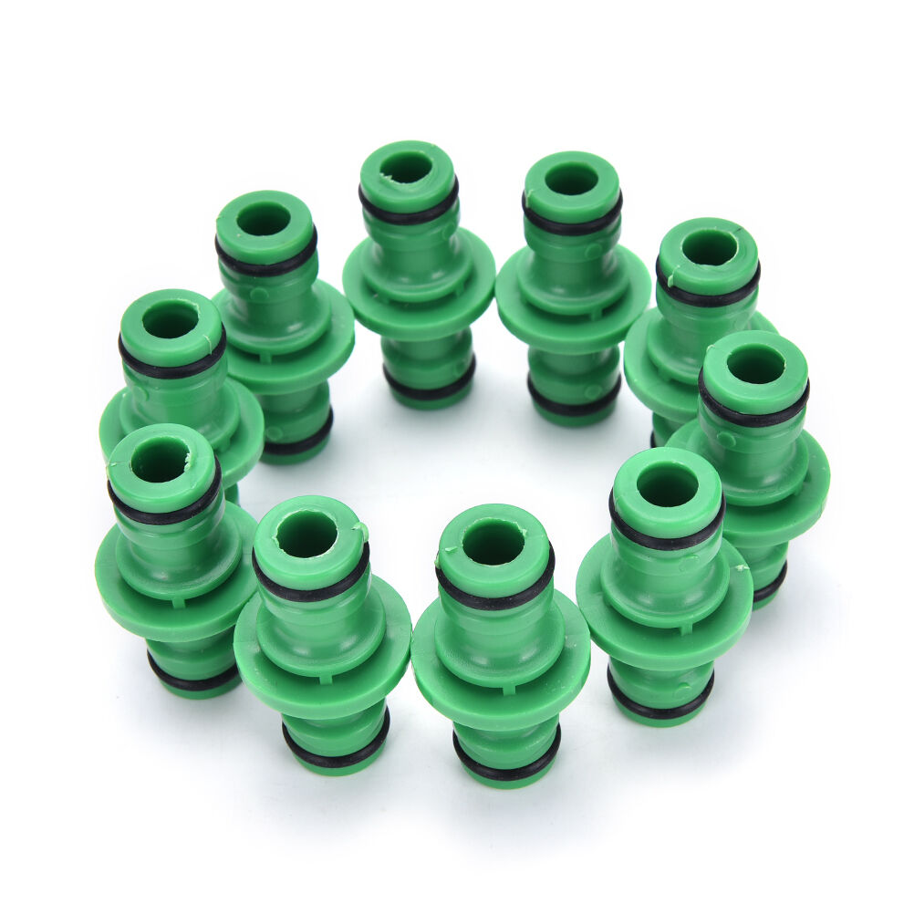 2Way Water Hose Pipe Tube Plumbing Connector Coupler Joiner Plastic Gardening DD