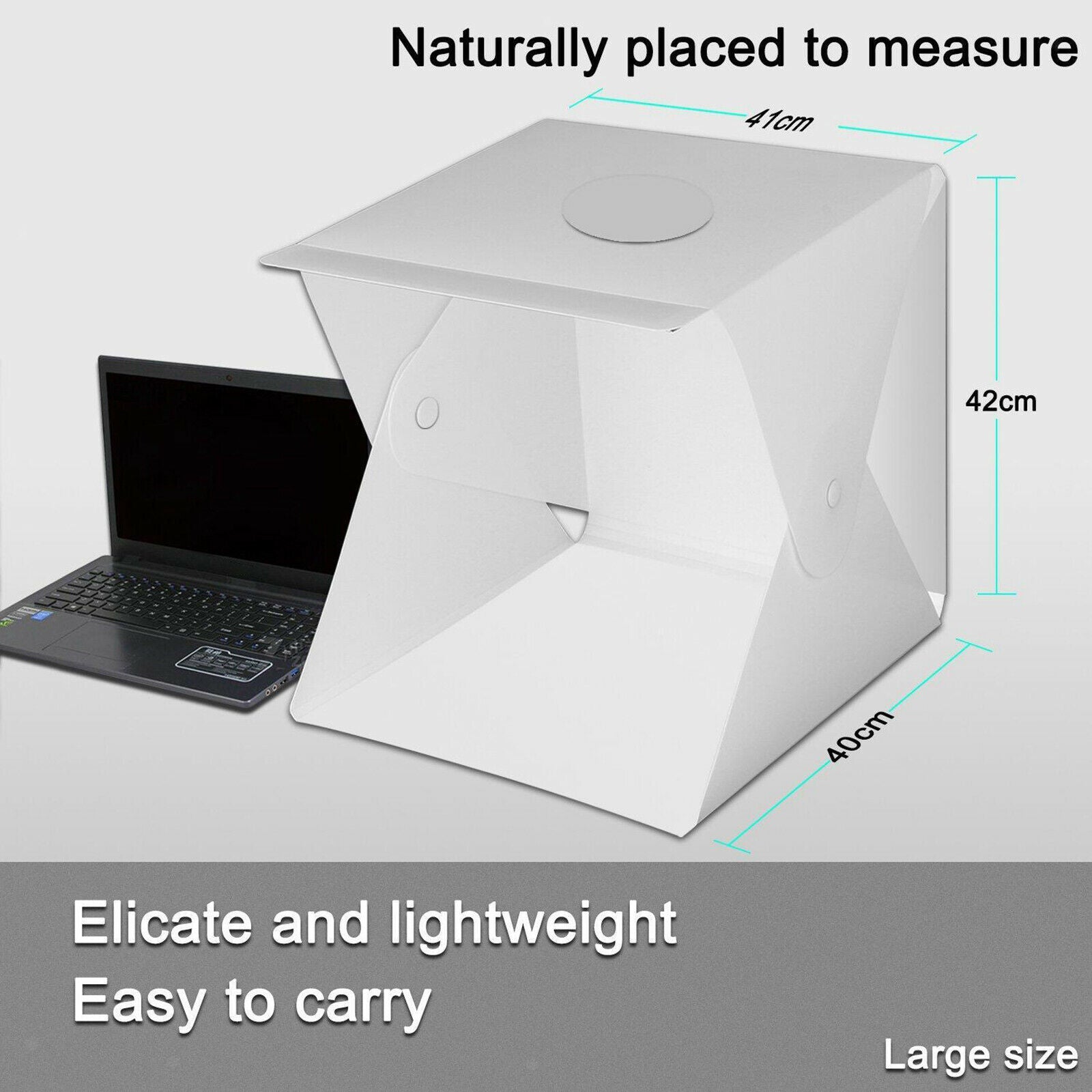 40CM Portable Folding Camera Photo Studio Lighting Cube  Box Photography 2