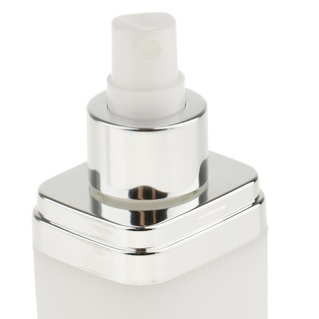 Empty Refillable Airless Lotion Pump Bottle + Perfume Sprayer Atomizer 120ml