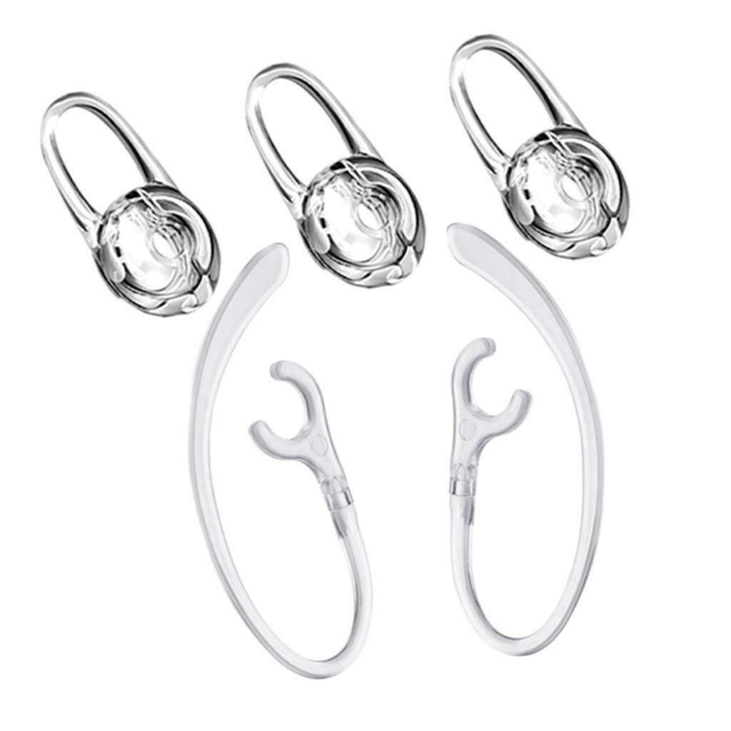 3Pc Earbuds Tips Silicone Earbud Cases w/2pc Ear-hook for Plantronics M165
