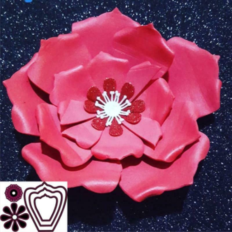 Exquisite Flower Metal Cutting Die Combination Set Embossing Script Dies Stencil