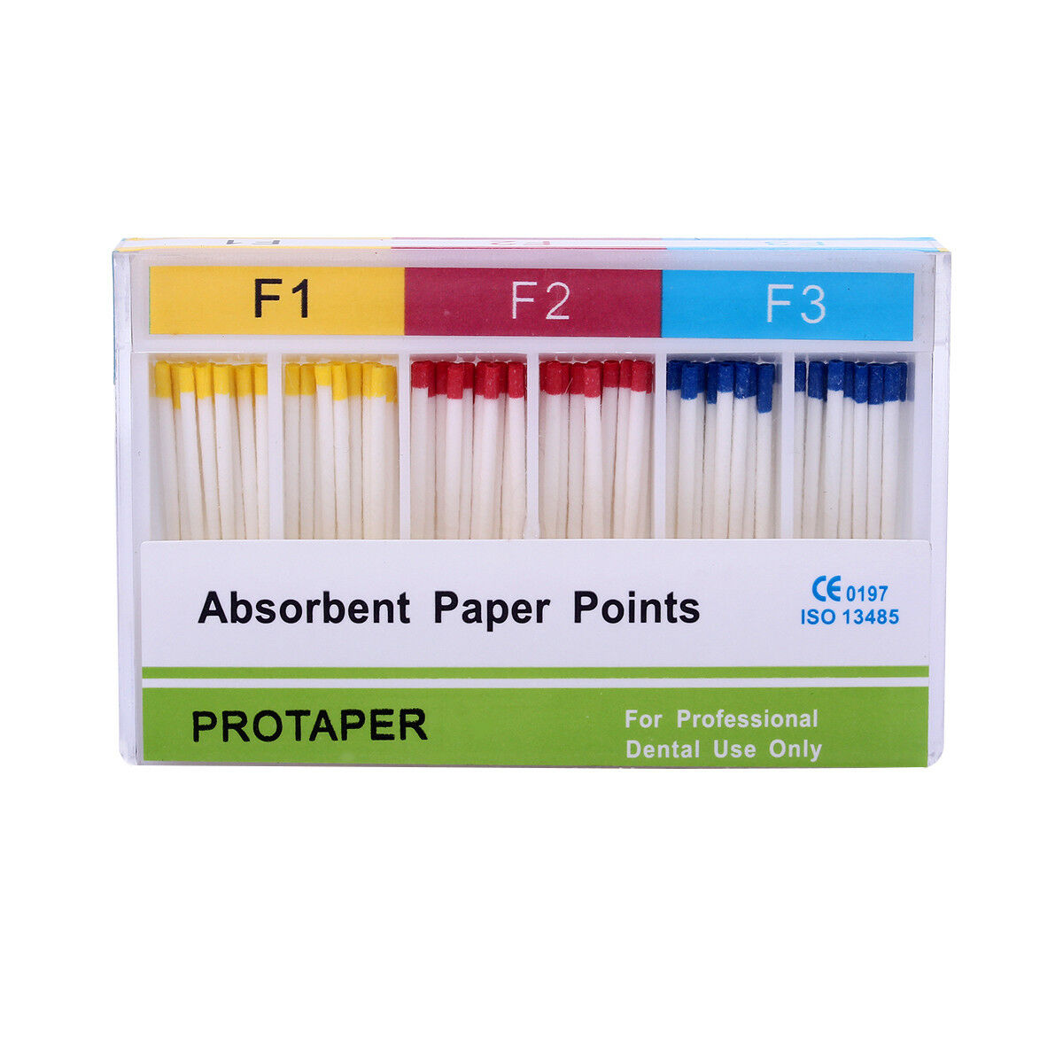 10 Kits Dental Root Endodontic Absorbent Paper Points F1 F2 F3 100pcs/Kit