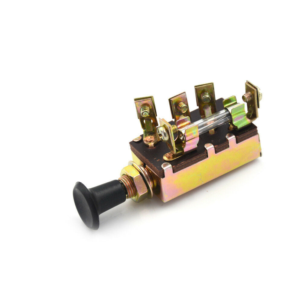 Universal DC 12V 5A Car Headlight Latching 2 Position Pull Push Switch  F.l8