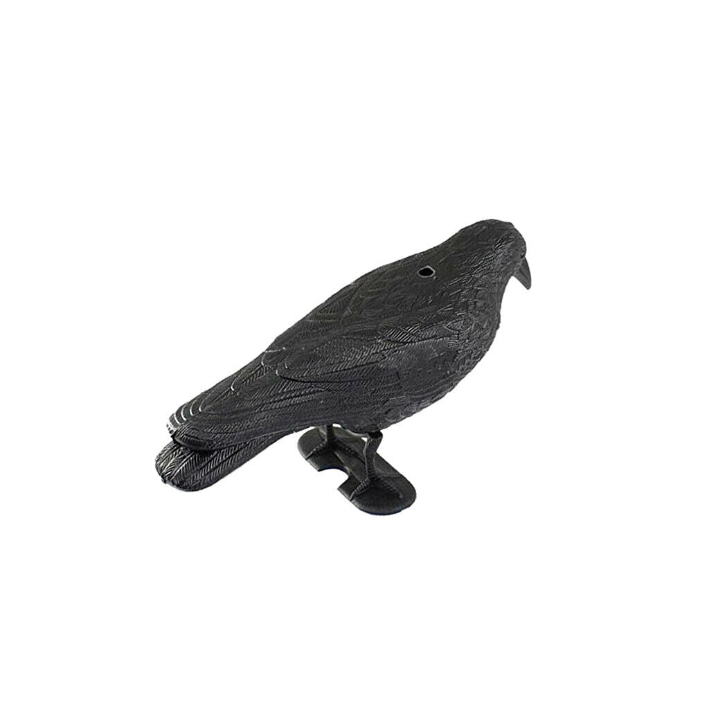 Artificial Garden Black Crow Full Body Decor for Hunting Halloween Decor