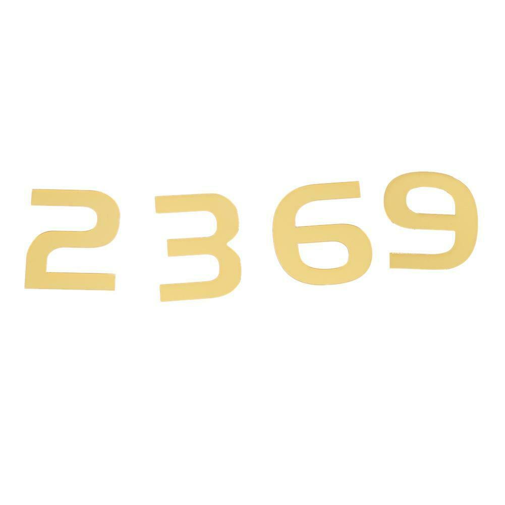 Dot Acrylic Mirror Clock Stickers Waterproof DIY Home Background Wall Decor @