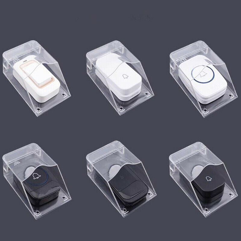 Waterproof Cover Wireless Doorbell Door Bell Ring Chime Button Transmitte.l8