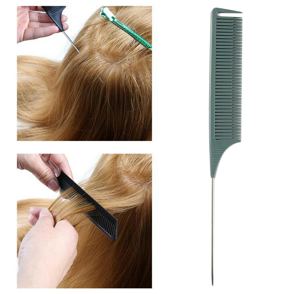 Pro Section Weaving Highlighting Foiling Hair Comb Hair Coloring Combs Brush
