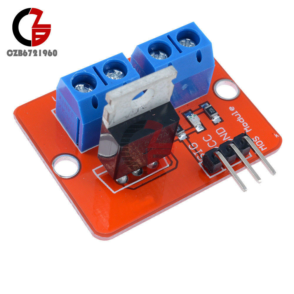 10Pcs MOSFET Button IRF520 MOSFET Driver Module for Raspberry pi Arduino ARM