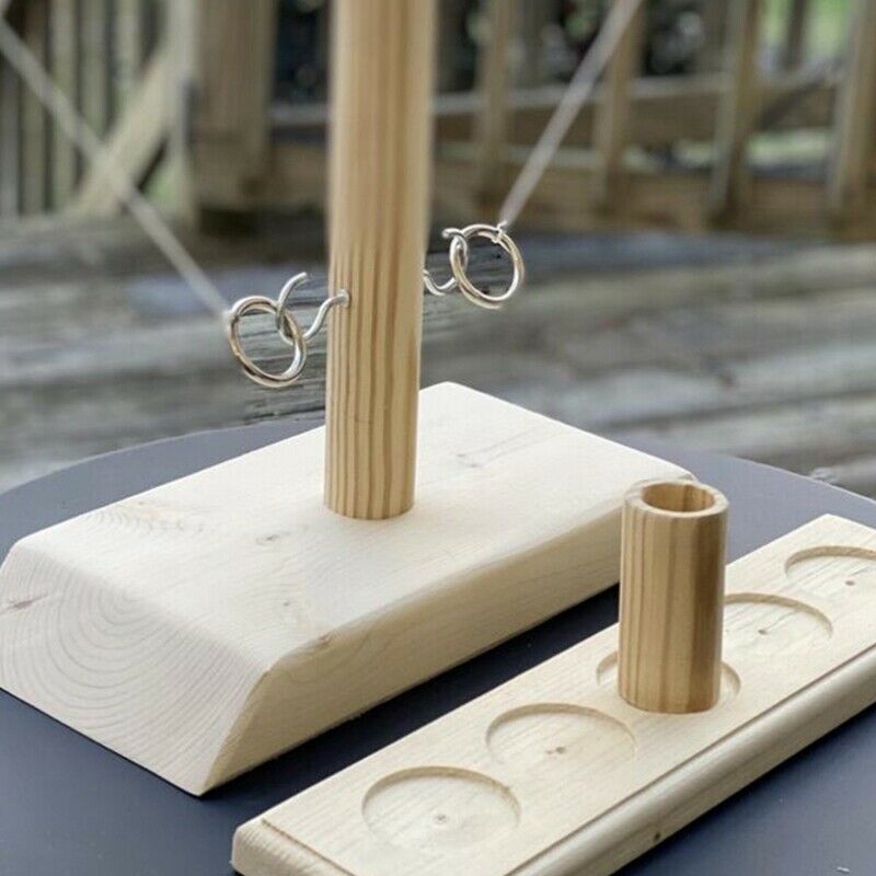 Party Toys Leisure Industrial Style Bar Drink Shop Handmade Wooden  Toss HooU6O5