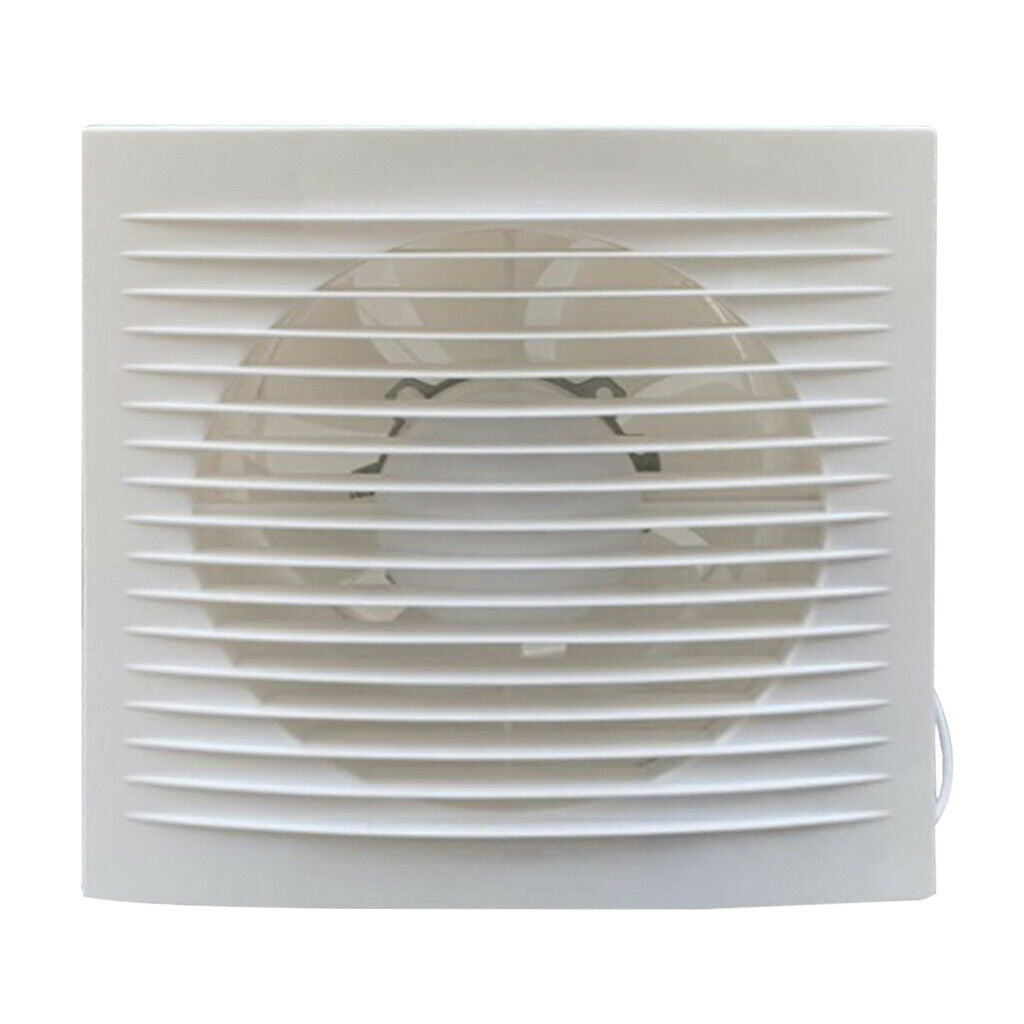 Kitchen Toilet Exhaust Fan Window Air Ventilation Blower Booster White 4inch