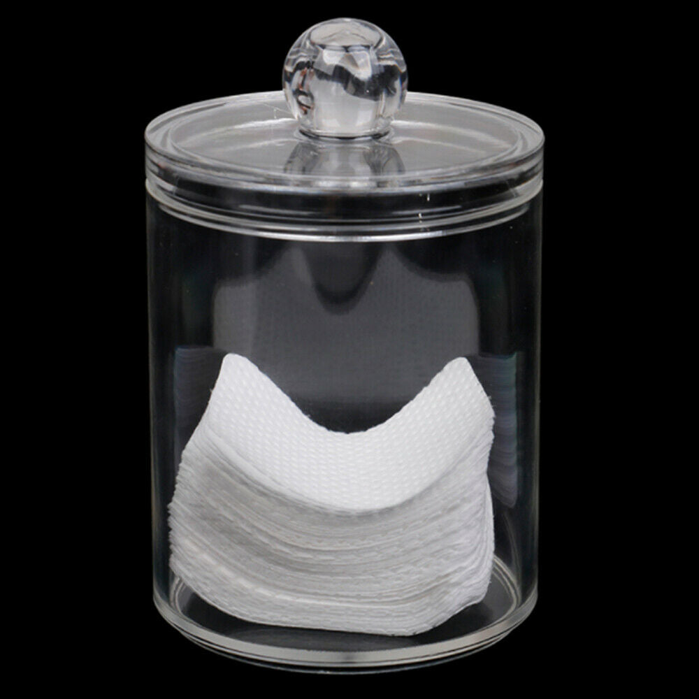 Transparent Organizer Cotton Swab Storage Box Acrylic Cotton Pad Storage Box