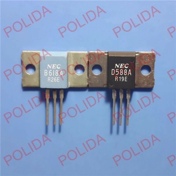 1pair Transistor NEC MT-100 2SB618A/2SD588A B618A/D588A