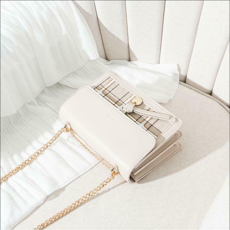 2pack Metal Chain Strap With Buckles Women Handbag Purse