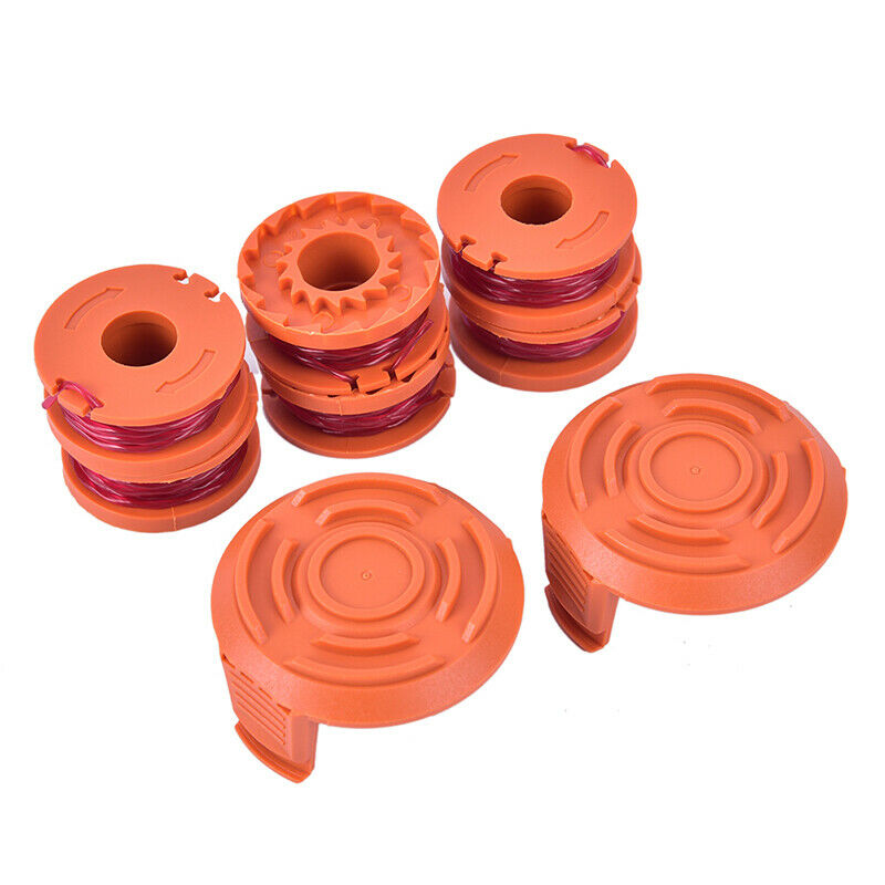 Worx Trimmer Spool Line(6) WA0004 Spool Cap Cover WA6531(2) Trimmer 8 PackBDDD