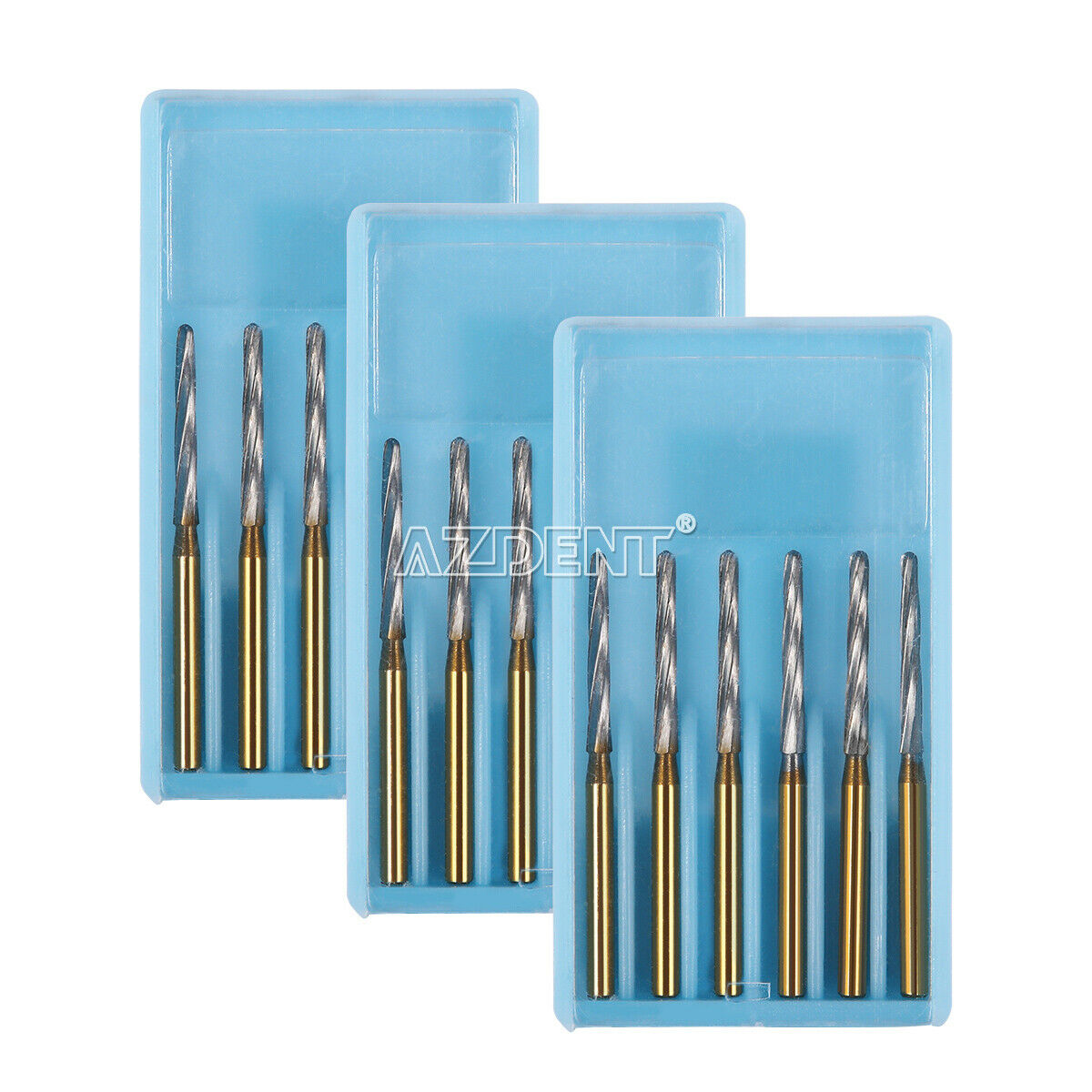 10 X Dental Surgical Zekrya Carbide Tungsten Bone FG Bur Cutter Finishing Burs
