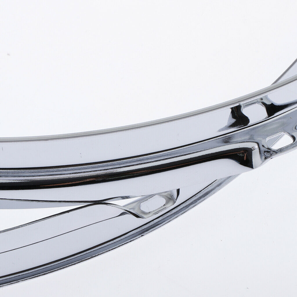 Heavy Duty 12 Inch 6 Lug Snare Drum Hoop Rim Batter Hoop 1.2Mm (Pack of 2)