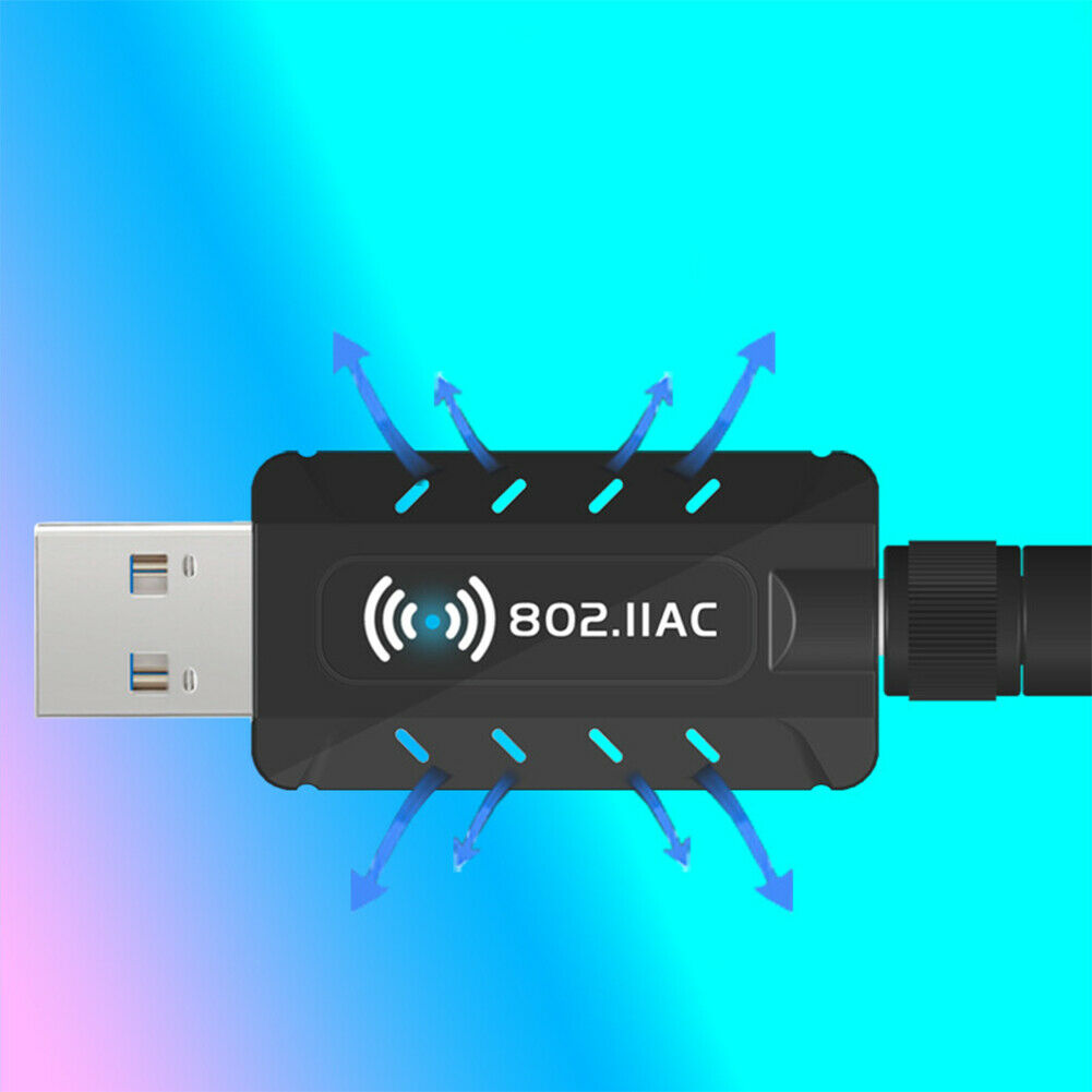 1200M 2.4G/5.8G USB3.0 Dual 1200M Wireless Card WiFi Receiver @