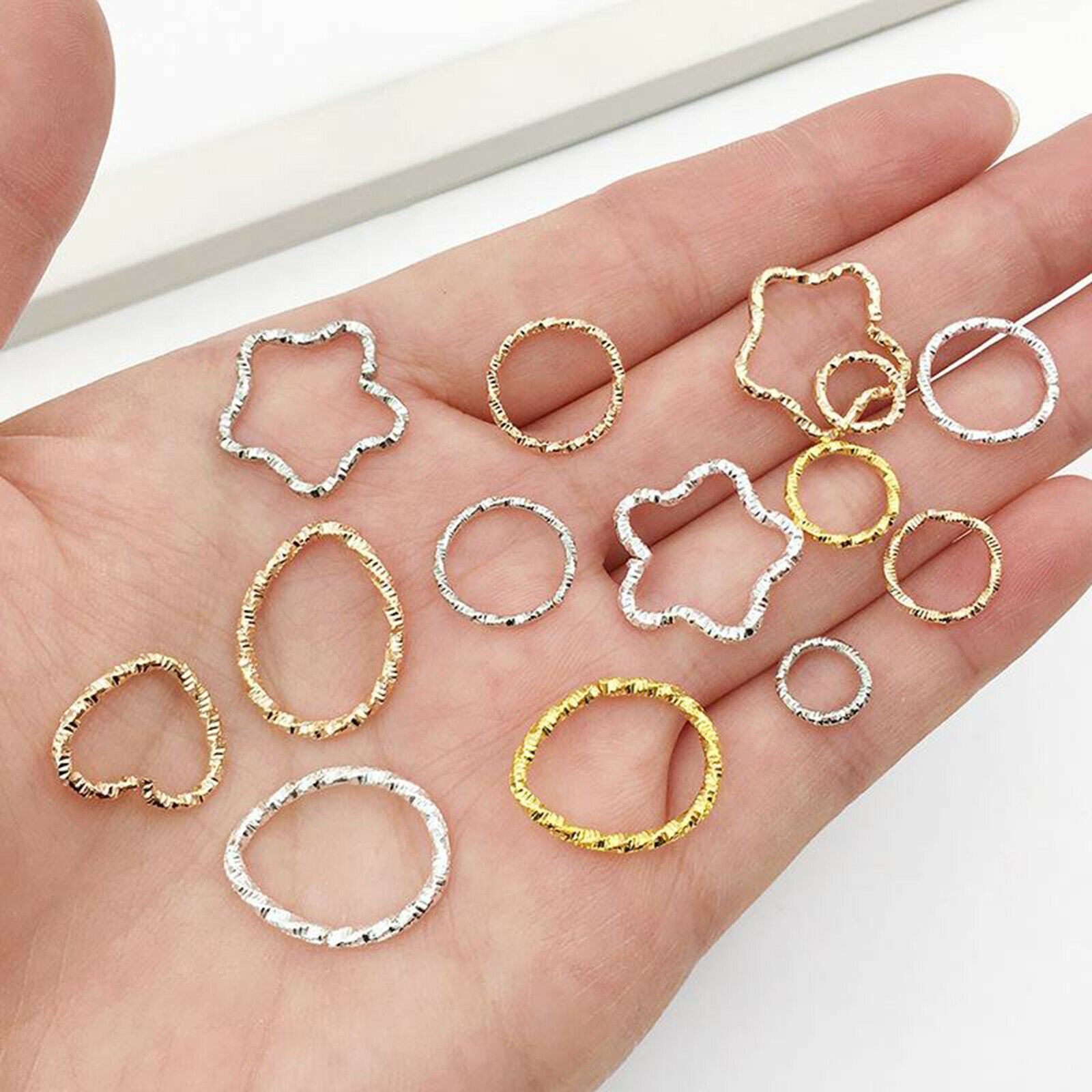 96pcs Alloy Earrings Pendants DIY Jewelry Making Charms Pendant Accessories