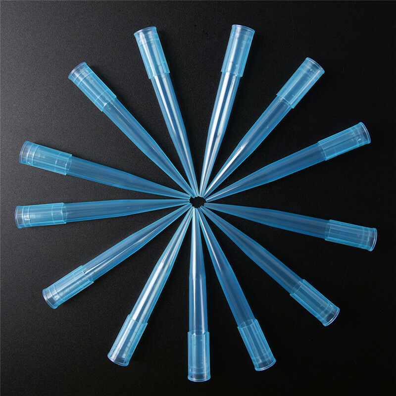 500pcs Laboratory blue 1ml lab liquid pipette pipettor tips lab supplie NV FG