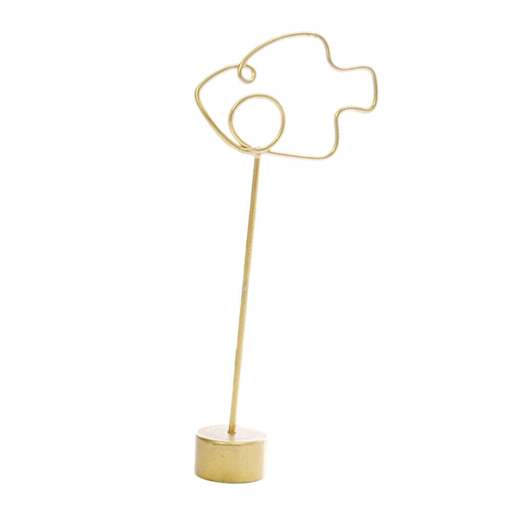 Metal Table Number Stand Place Card Holders Clips Party Event Table Decor