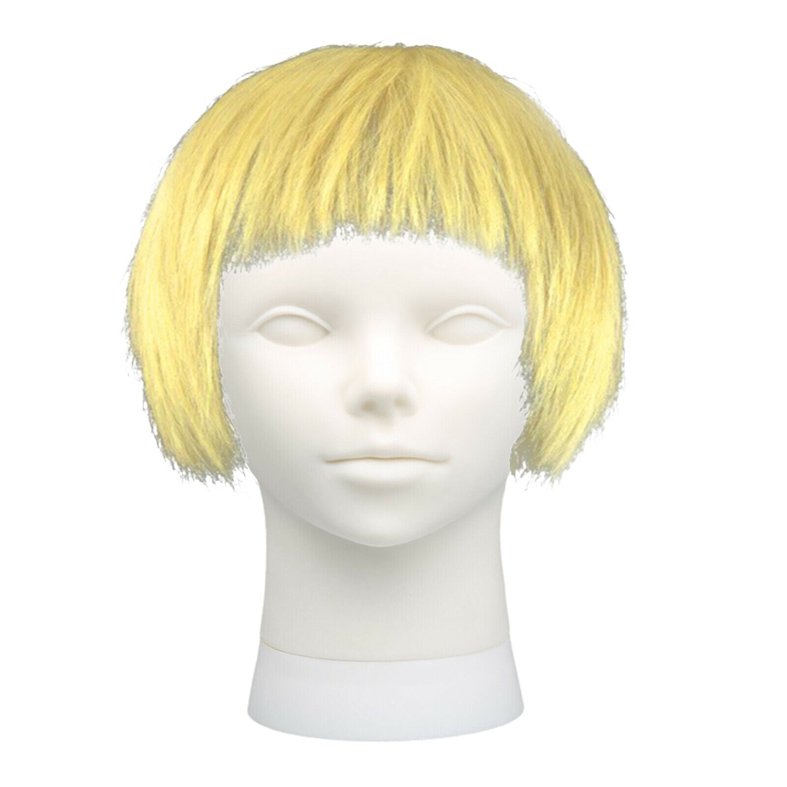 11 Inch Wig Head PVC for Wig Display Salon Cosmetology Practice Unisex